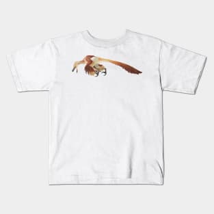 Grrr Velociraptor in brown Kids T-Shirt